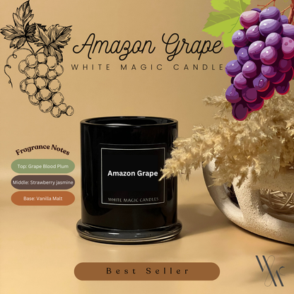 Amazon Grape Scented Soy Candle