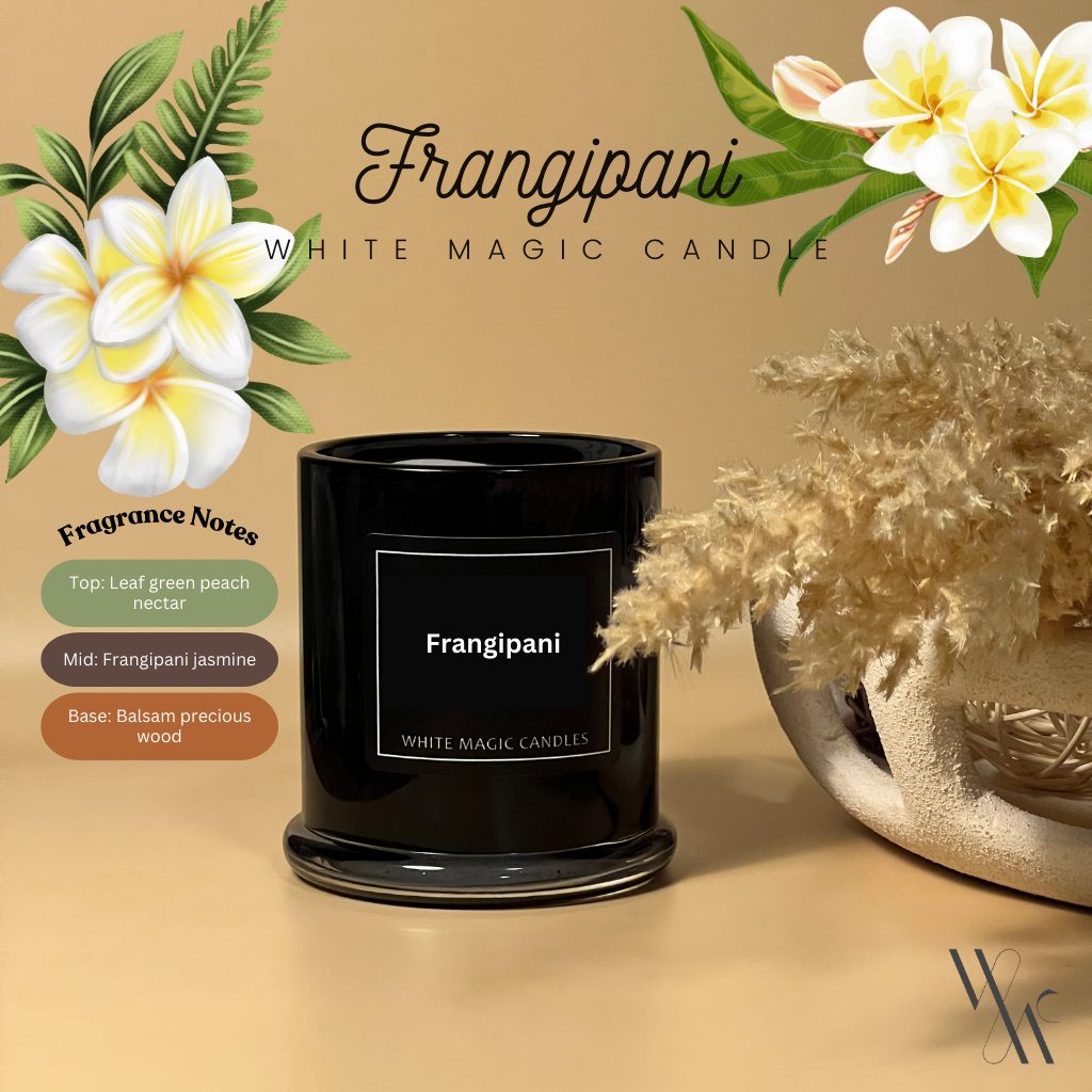 Frangipani Scented Soy Candle