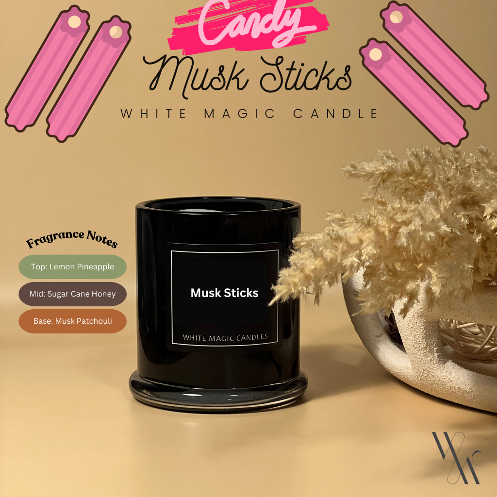 Musk Sticks Scented Soy Candle